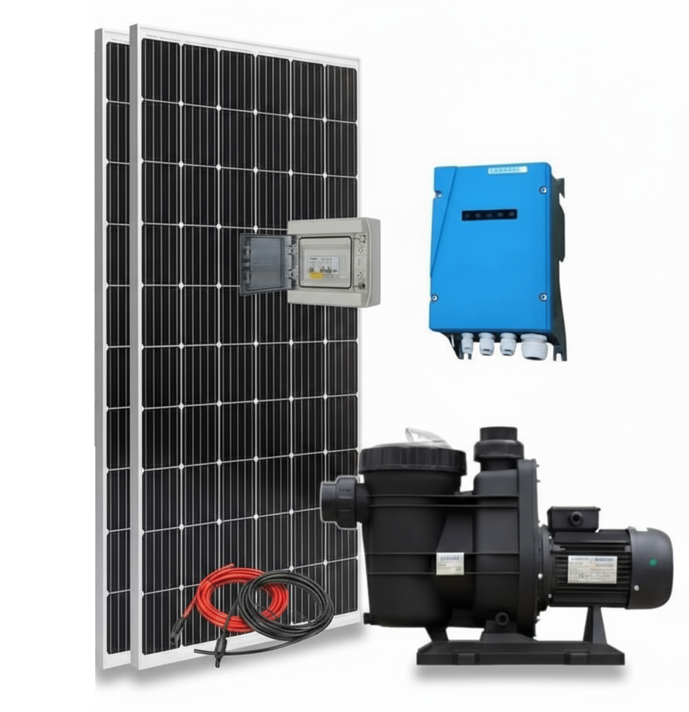 Kit pompe solaire pour piscine 10 à 35m3 Arrosage Distribution — free download