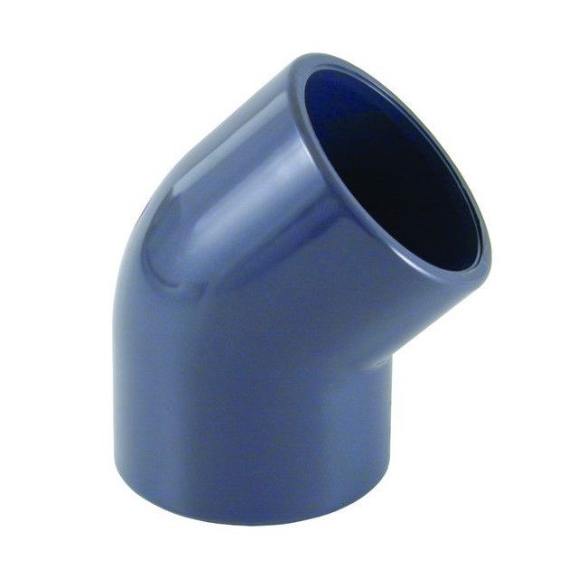 Coude 45° PVC pression 63mm à coller