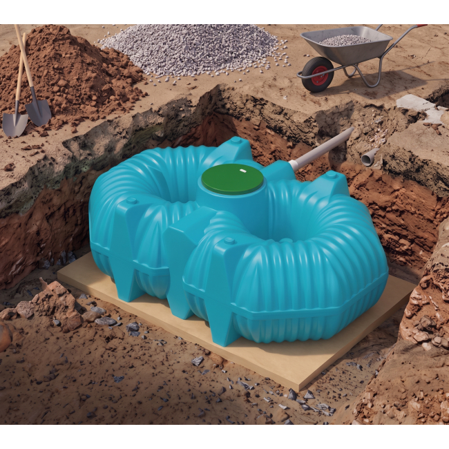 Cuve de stockage eau Platus 6000 nue