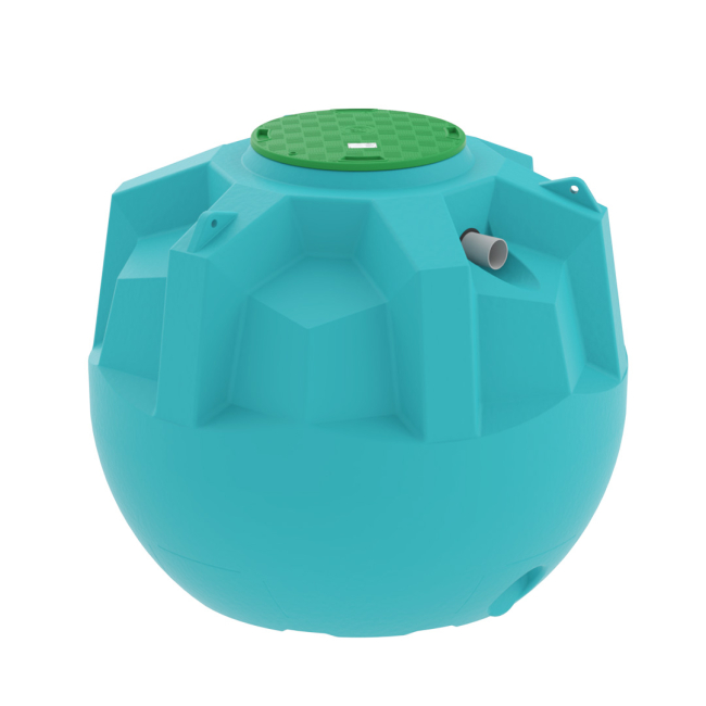 Cuve récupération d'eau équipée Globus 6000 L Jetly