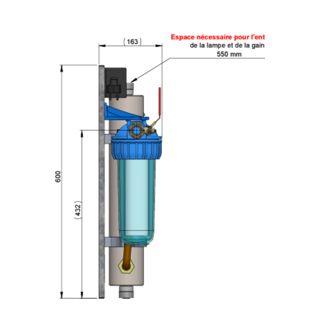 Stérilisateur UV Germi - Station UVFILTER+ W48