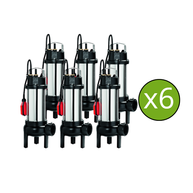 Lot de 6 Pompes Semisom 290 Auto Mono Horizontale
