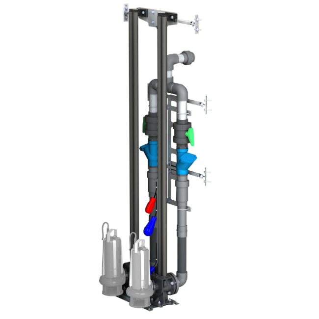 Kit relevage fosse béton 6m -sonde 10m - DN50