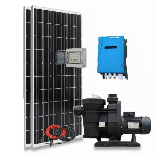 Kit pompe solaire pour piscine 10 à 35m3
