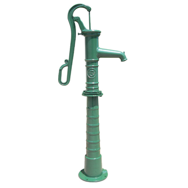 Pompe à main Rétro Provençale + socle