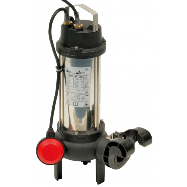 Pompe SEMISOM 490 Auto Mono Horizontale BBC Jetly + griffe