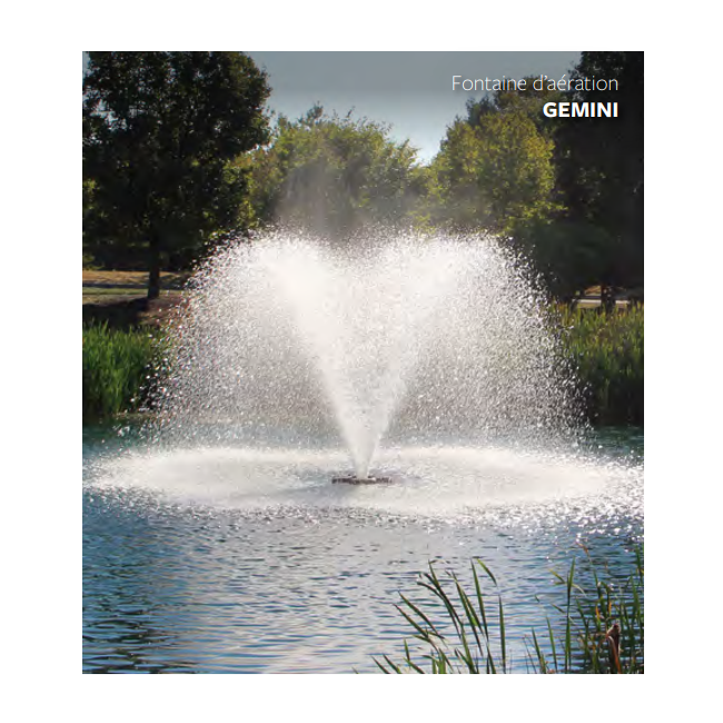 Fontaine d’aération Otterbine 1 HP