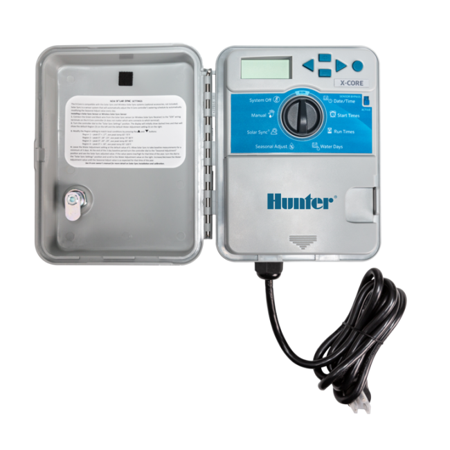 Programmateur X-Core extérieur - Hunter - 4 / 6 et 8 Stations