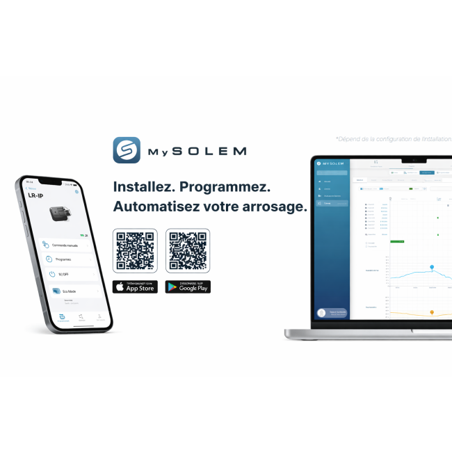 Programmateur LR-IP nouvelle version SOLEM 1 à 6 Stations