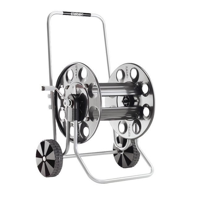 Chariot dévidoir métal Gemini Claber