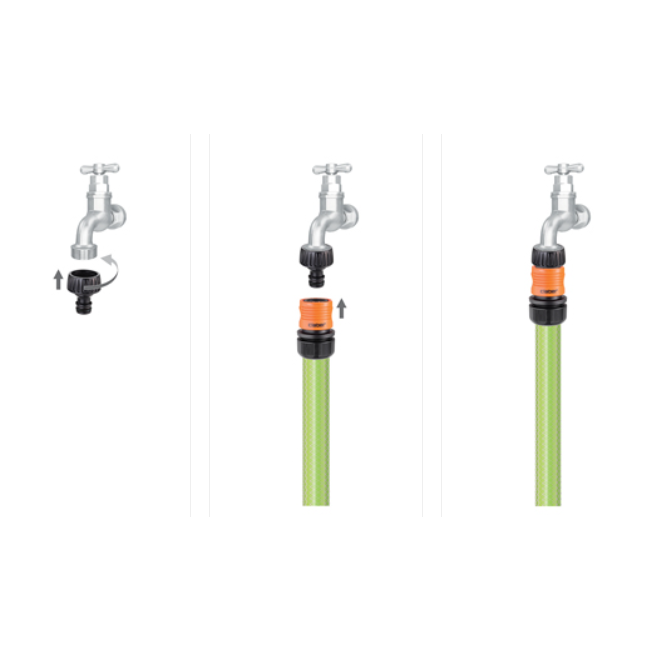 Raccord nez de robinet 1/2" Claber