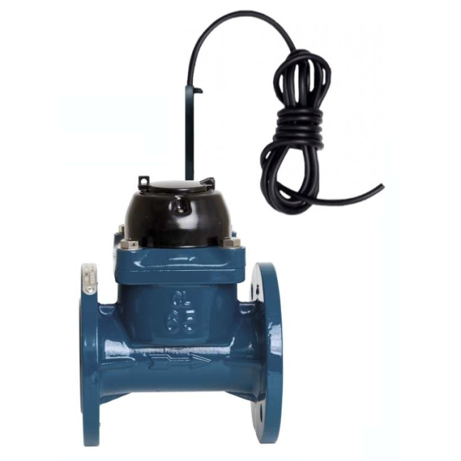 Compteur d'irrigation tangentiel à impulsion