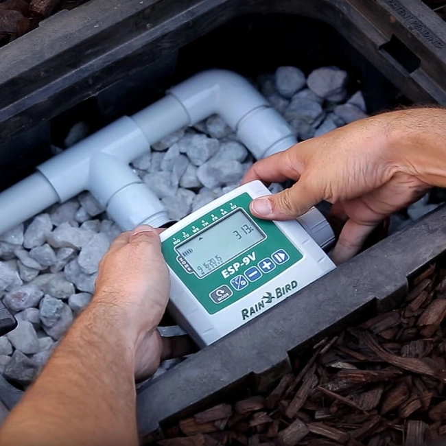 PROGRAMMATEUR A PILE ESP 9V 6 STATIONS - Rain Bird