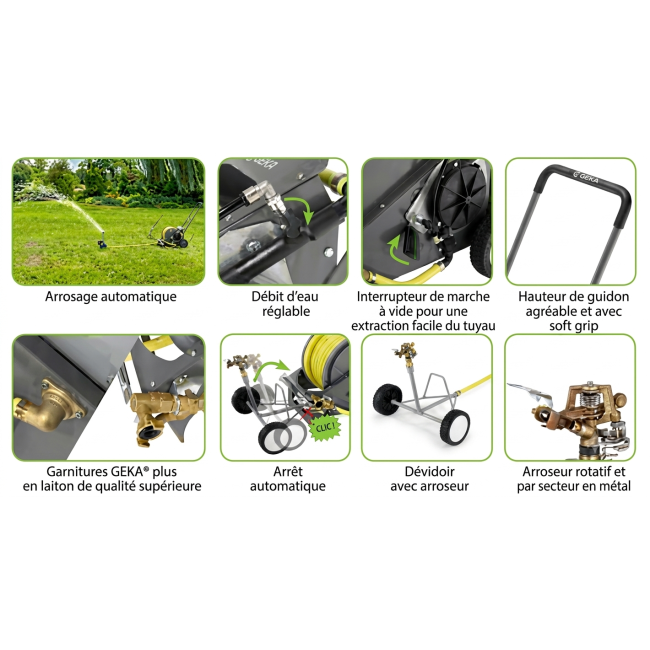 Chariot d'irrigation GEKA plus RW40