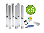 Lot de 6 kits forage S4 3/19 M Dab