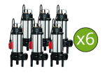 Lot de 6 Pompes Semisom 490 Auto Mono Horizontale