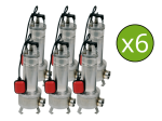 Lot de 6 pompes de relevage FEKA VS 550 M Auto