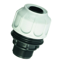 Raccord fileté compression droit FASTPOOL 40 mm - 1"1/2