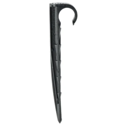 Crampon de sol noir pour tube 16 et 20 mm (sac de 20)