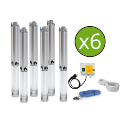 Lot de 6 kits forage S4 3/19 M Dab