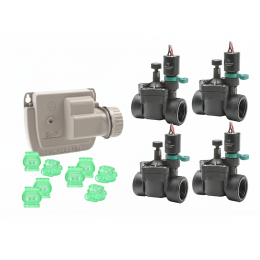 Kit complet BL-IP Solem 9V 4 stations + 4 vannes