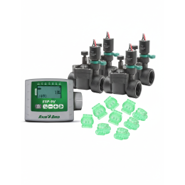 Kit complet RAIN BIRD ESP 9V 4 Stations + 4 électrovannes
