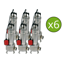 Lot de 6 pompes de relevage FEKA VS 550 M Auto